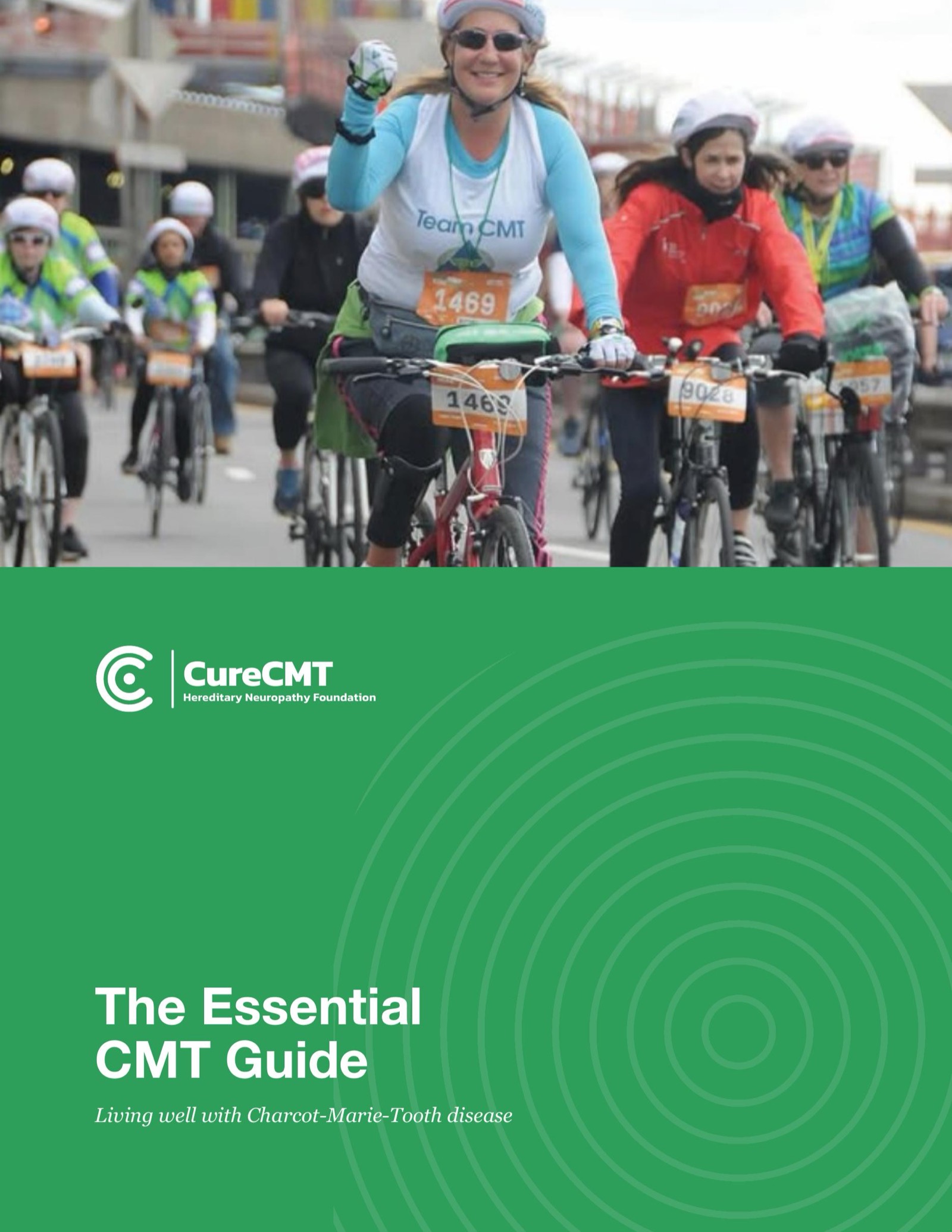 Cover of The Essential CMT Guide from the Hereditary Neuropathy Foundation.